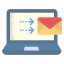 Send mail biểu tượng 64x64