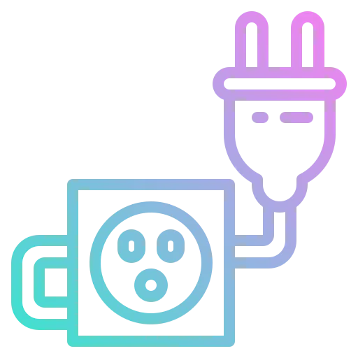 Electric plug icon