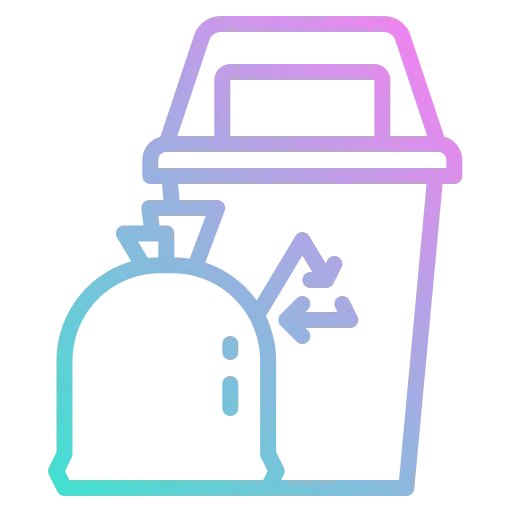 Trash bin icon