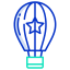 Hot air balloon icon 64x64