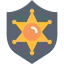 Police badge icon 64x64