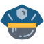 Police hat icon 64x64