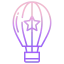 Hot air balloon icon 64x64