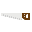 Hand saw ícono 64x64