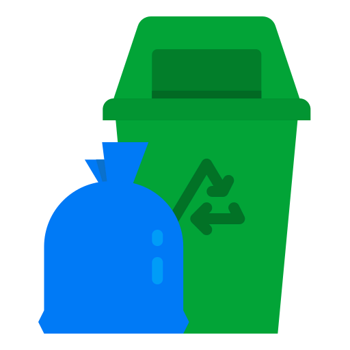Trash bin icon