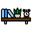 Bookshelf icon 64x64