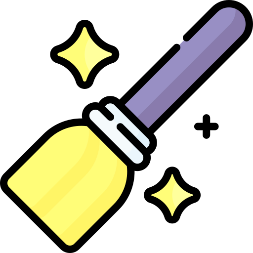 Magic broom icon