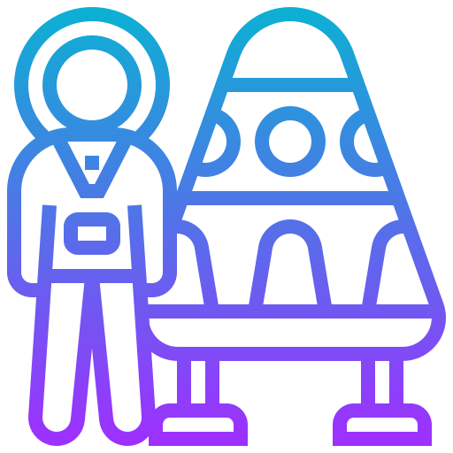 Space capsule icon