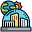 Space colony icon 64x64