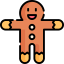 Gingerbread man іконка 64x64