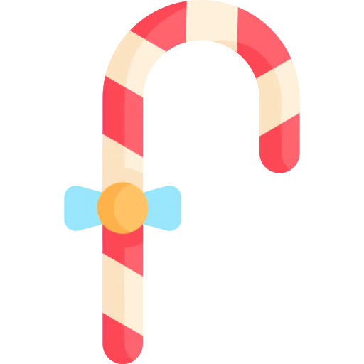 Candy cane icon