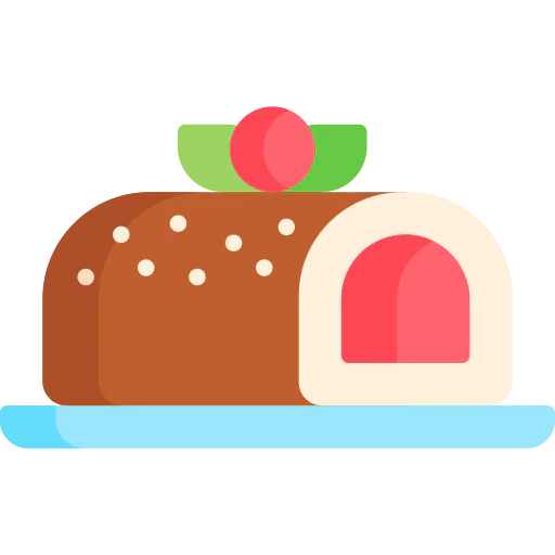 Roll cake icon
