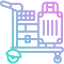 Luggage cart icon 64x64