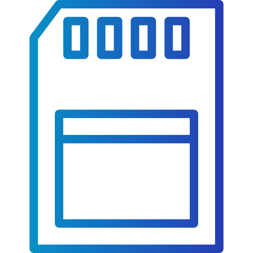 Memory card icon