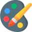Paint palette icon 64x64