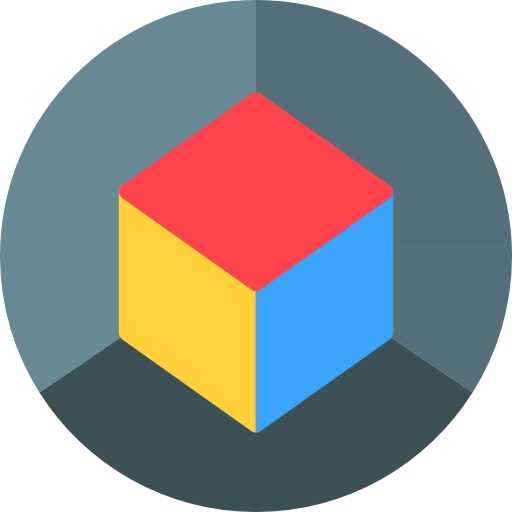 3d cube icon
