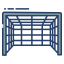 Soccer goal icon 64x64
