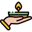 Oil lamp icon 64x64