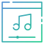 Music player icon 64x64