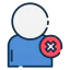 Remove user icon 64x64