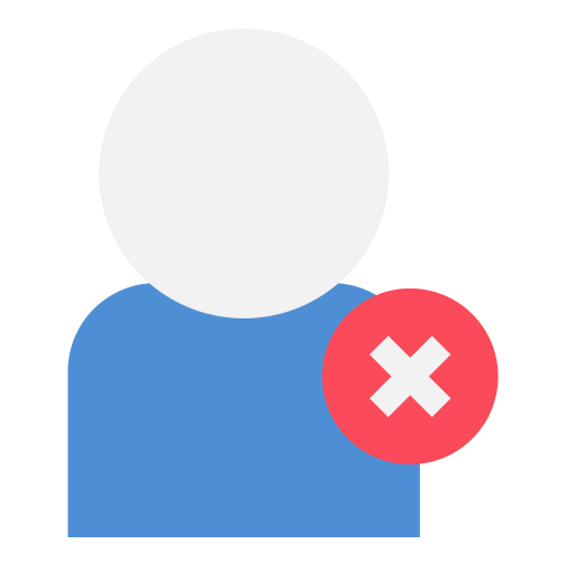 Remove user icon