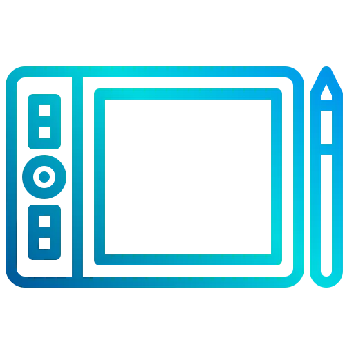 Drawing tablet icon