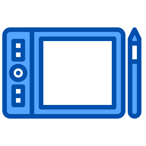 Drawing tablet icon