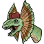 Dilophosaurus icon 64x64