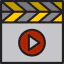 Clapperboard icon 64x64