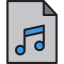 Music file icon 64x64