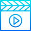 Clapperboard icon 64x64