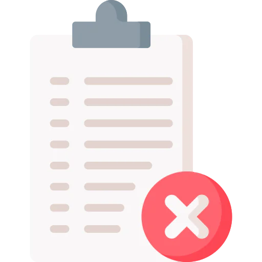 Rejected icon