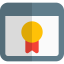 Online certificate icon 64x64