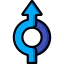 Straight arrow icon 64x64