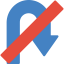 U turn icon 64x64