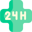 24 hours Symbol 64x64