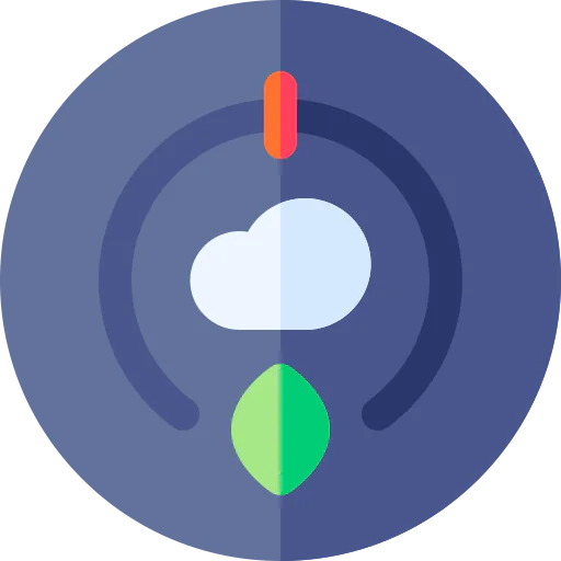 Smart temperature icon