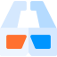 3d glasses icon 64x64