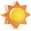 Sun icon 64x64