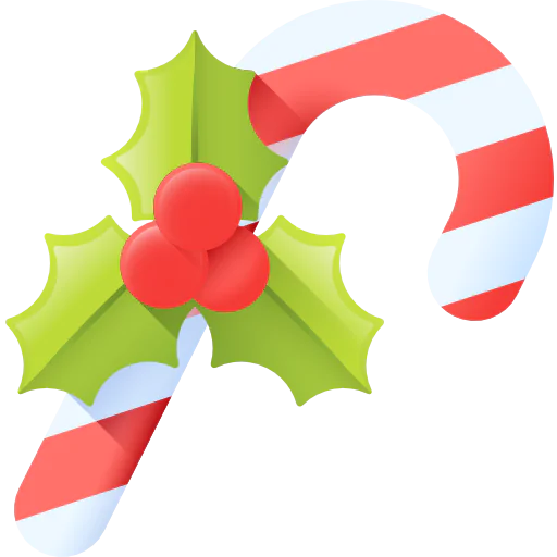 Candy cane icon