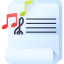 Music sheet icon 64x64