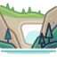 Natural bridge icon 64x64