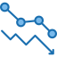 Line chart biểu tượng 64x64