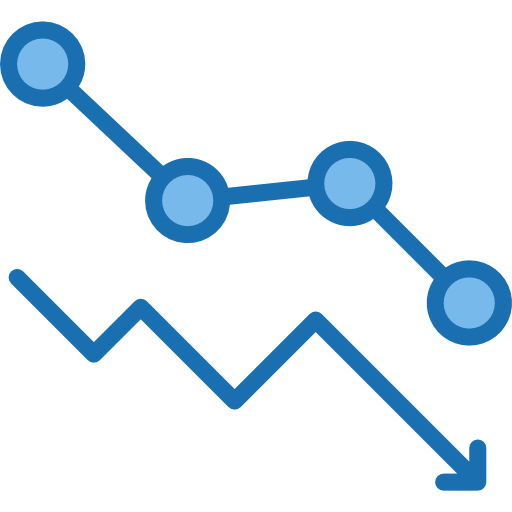Line chart icon