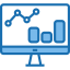 Bar chart biểu tượng 64x64