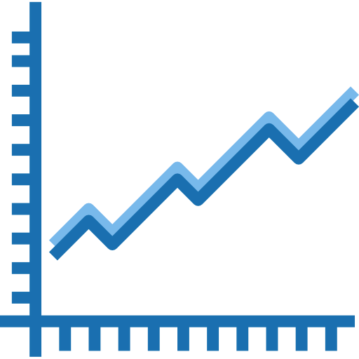 Line chart icon