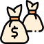 Money bags icon 64x64