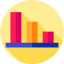 Bar chart icon 64x64