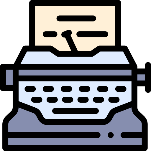 Typewriter icon