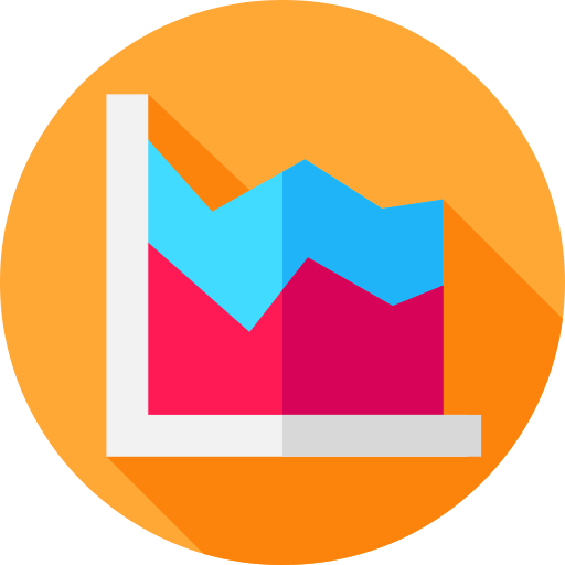 Line chart icon